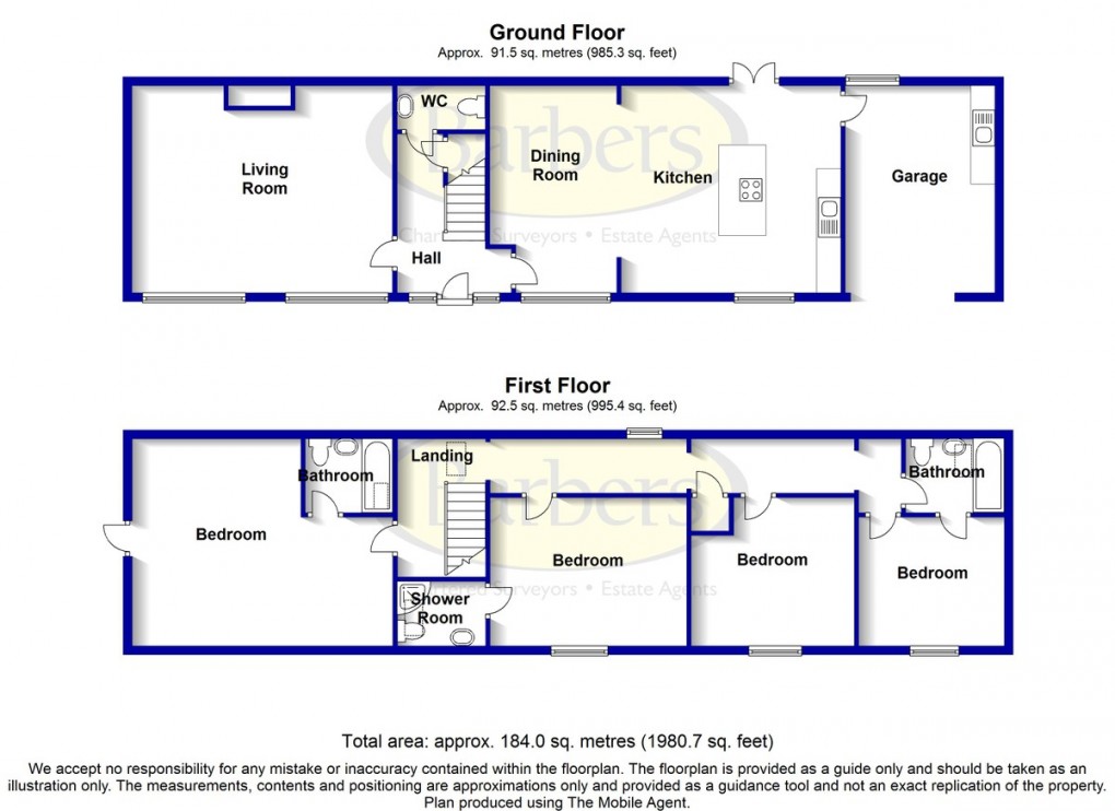 Floorplan for Walford, Standon, Stafford