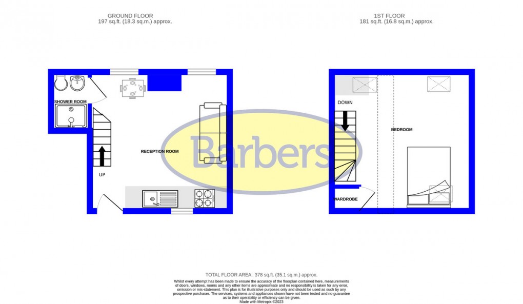 Floorplan for Shropshire Street, Market Drayton