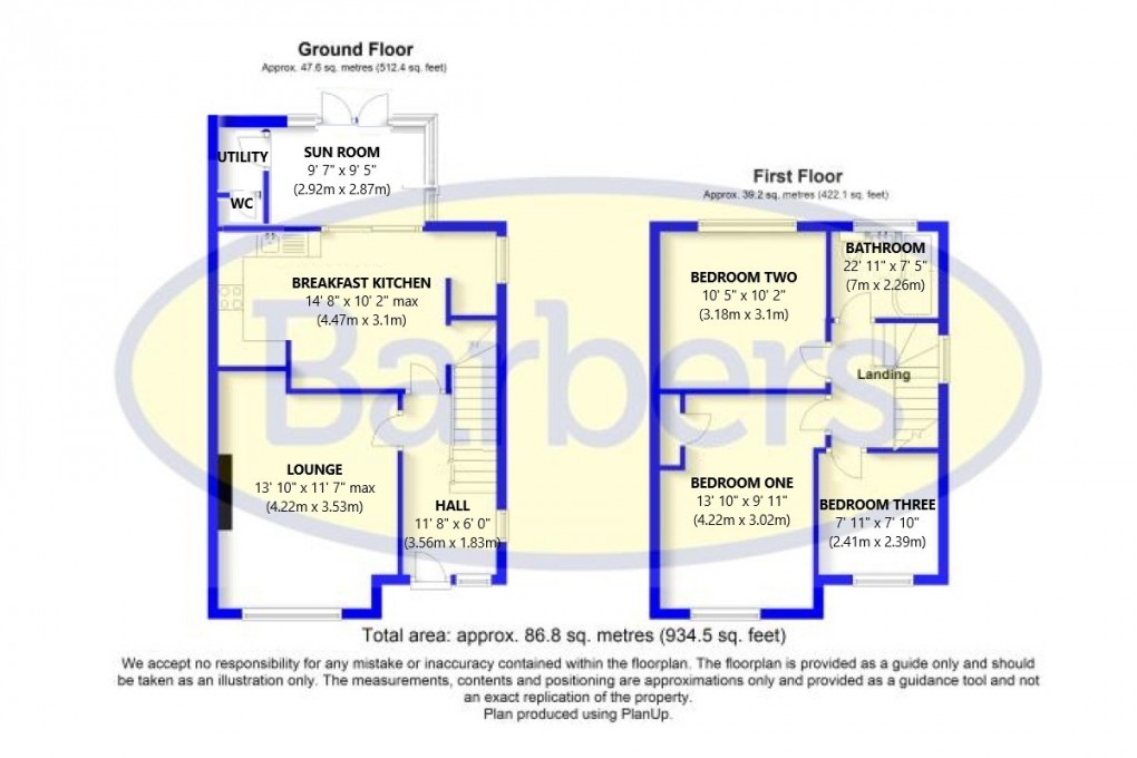 Floorplan for Dalelands Estate, Market Drayton