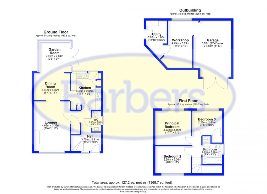 Floorplan for Maple Drive, Loggerheads