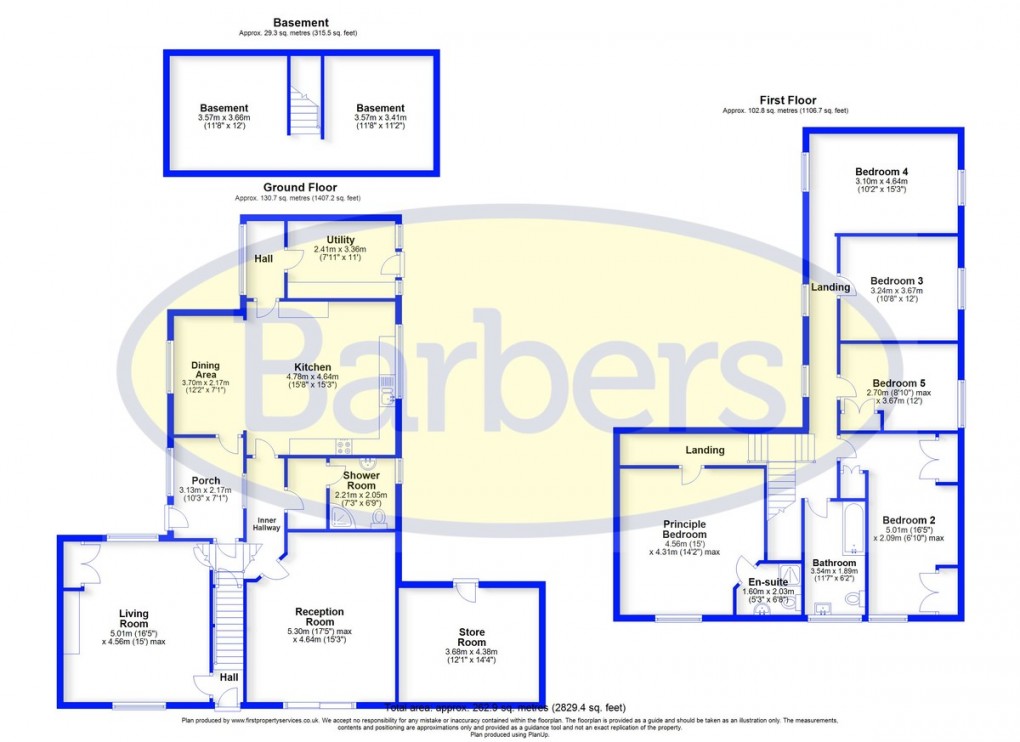 Floorplan for Adbaston, Stafford