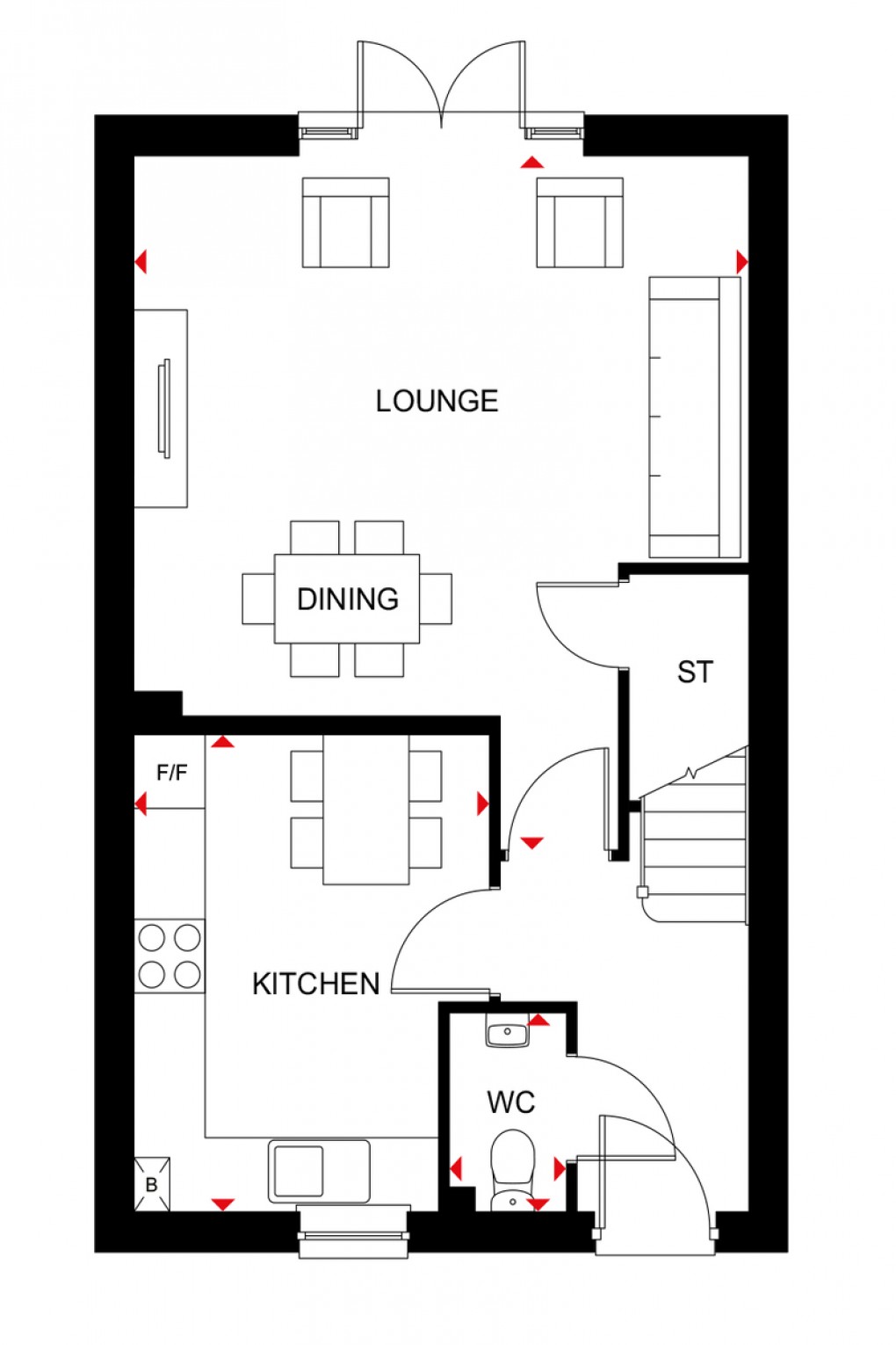 Floorplan for Plot 53 Clockmakers