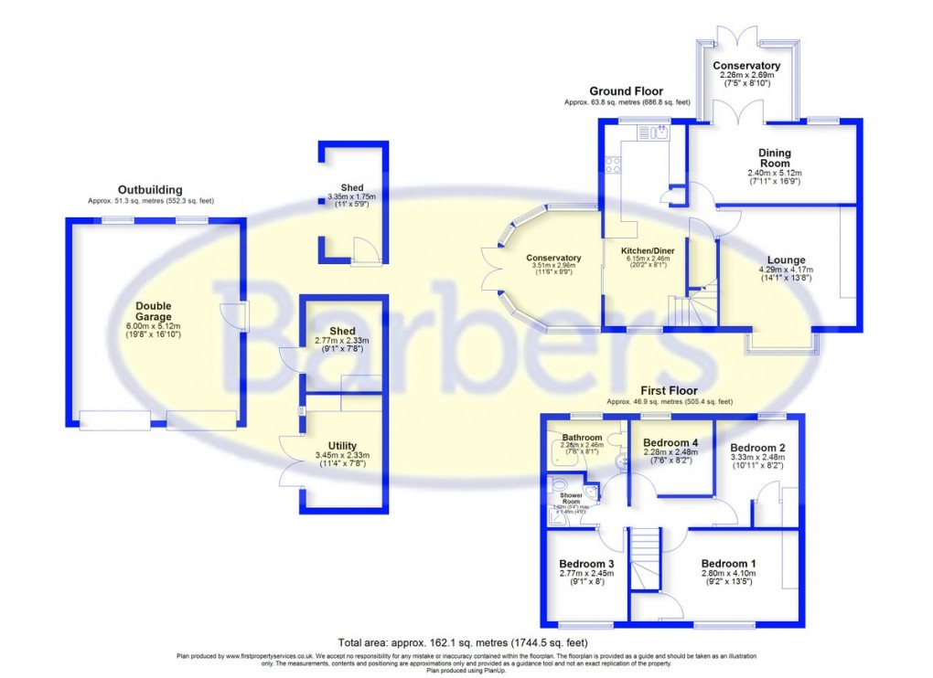 Floorplan for Haw Green Lane, Peplow