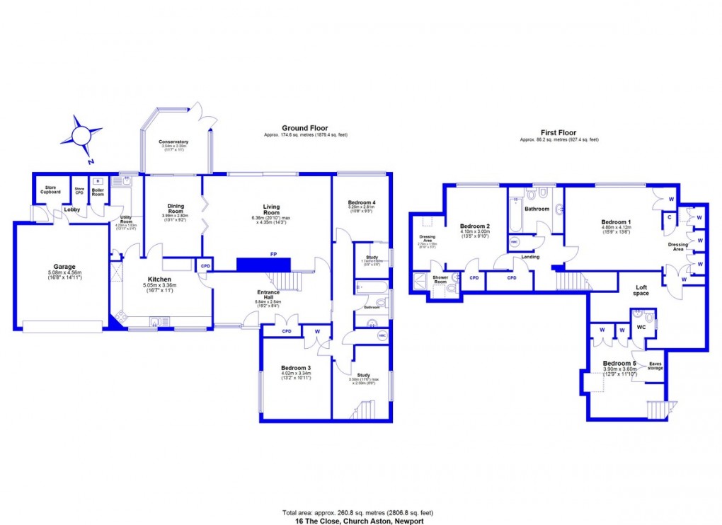 Floorplan for Church Aston, Newport