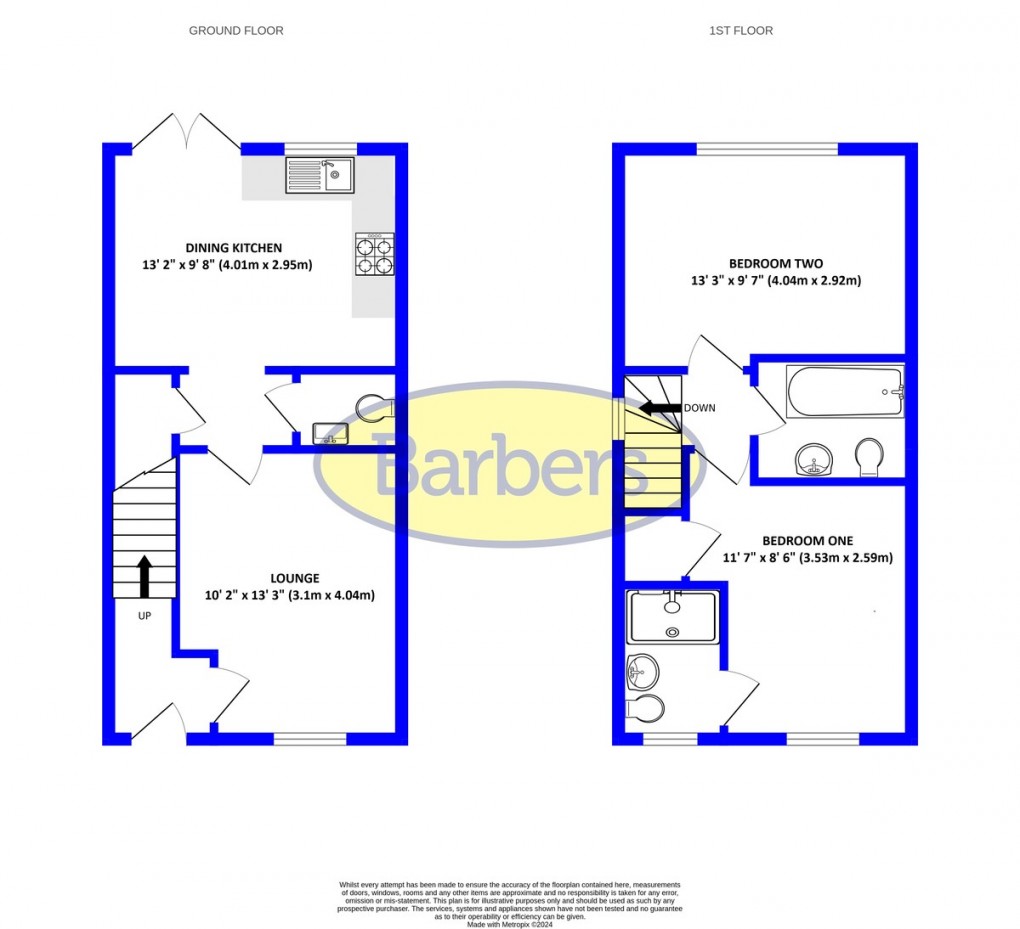 Floorplan for Frederick Beech Grove, Priorslee