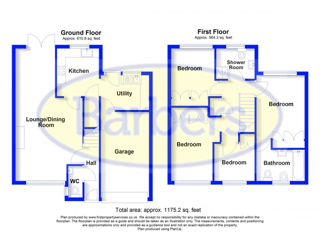 Floorplan for Brookfield, Whitchurch