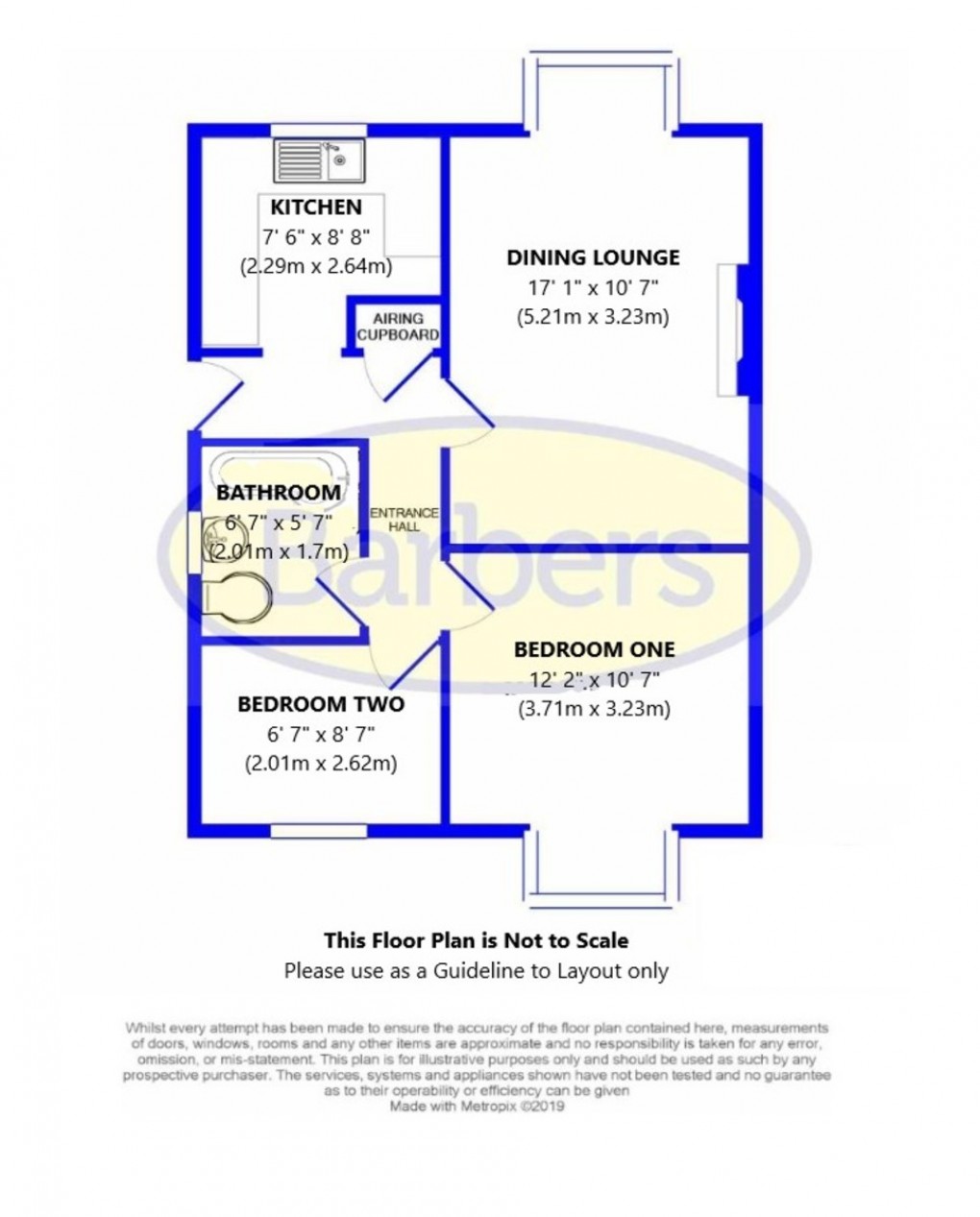 Floorplan for Pine Court, Loggerheads