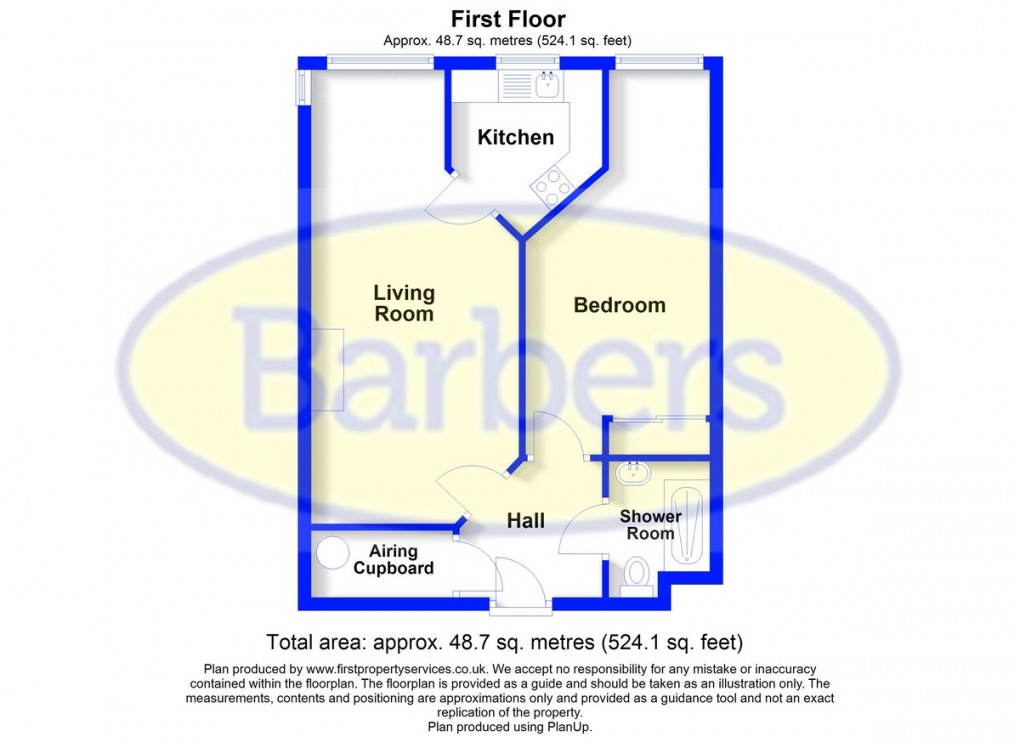 Floorplan for Mill Street, Whitchurch