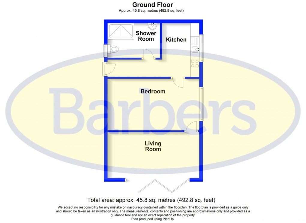 Floorplan for Lyneal, Ellesmere, Shropshire