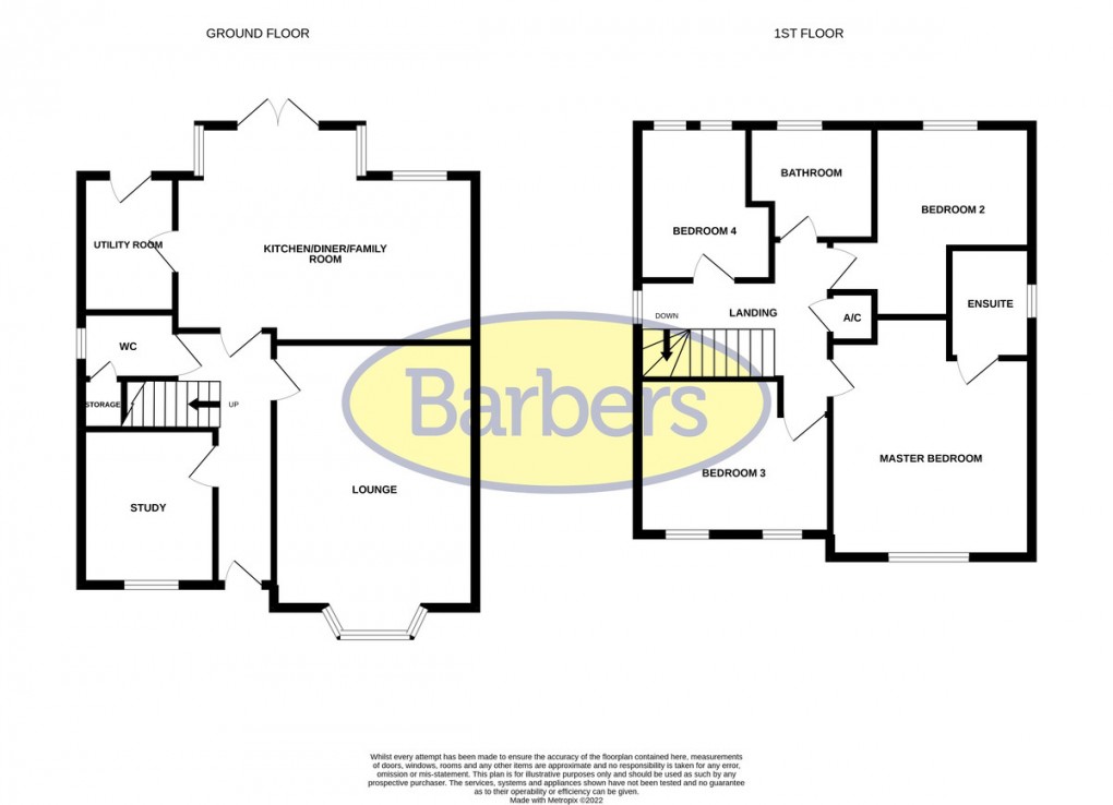 Floorplan for The Squirrels, Whitchurch