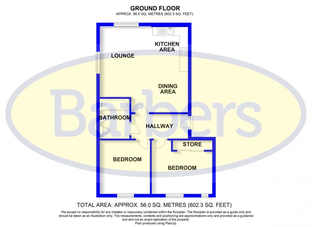 Floorplan for Sutton Bridge, Shrewsbury, Shropshire, SY3 7RT
