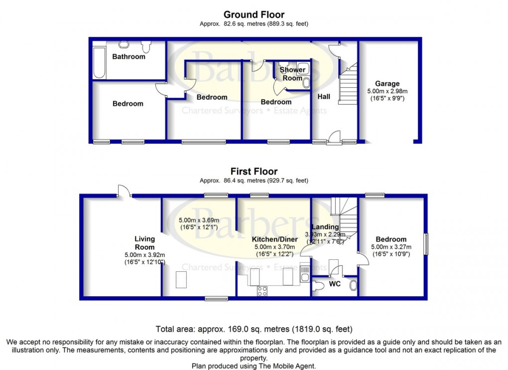 Floorplan for Walford, Standon, Stafford