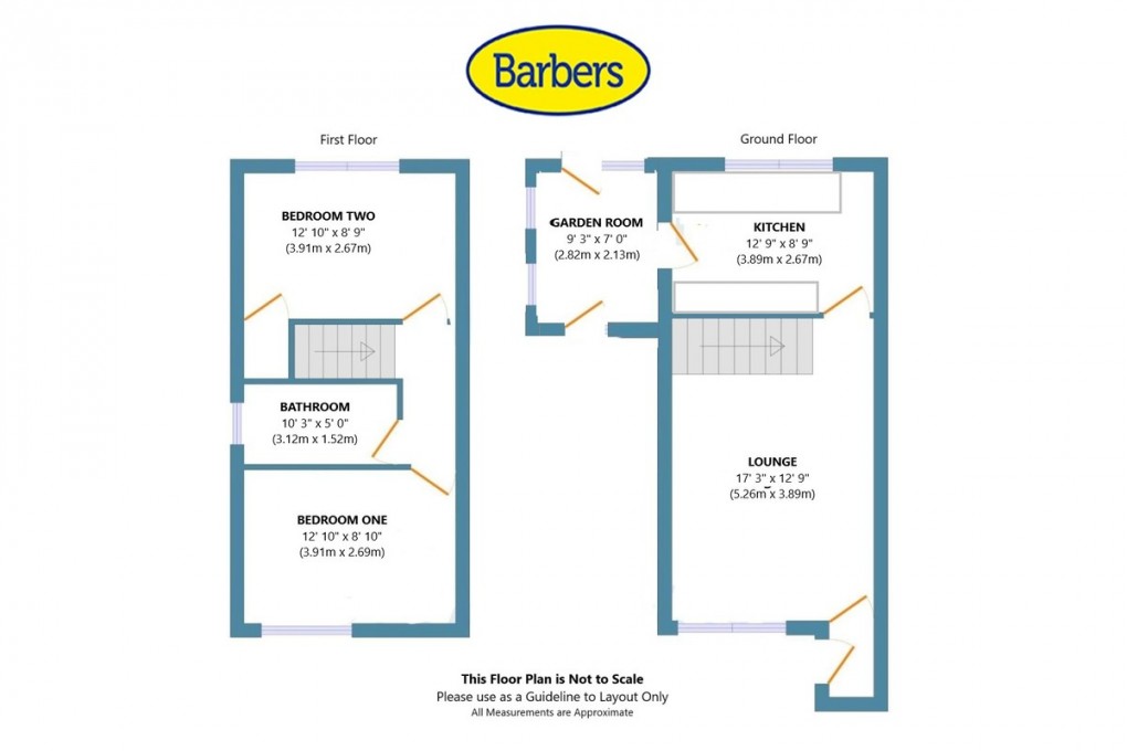 Floorplan for Simons Road, Market Drayton