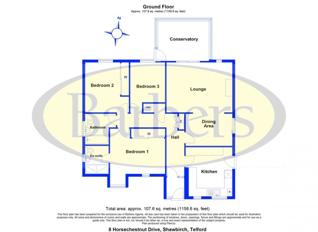 Floorplan for Horsechestnut Drive, Shawbirch