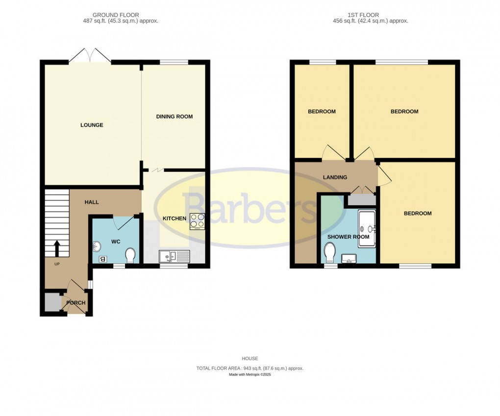 Floorplan for Burford, Telford, TF3 1LJ