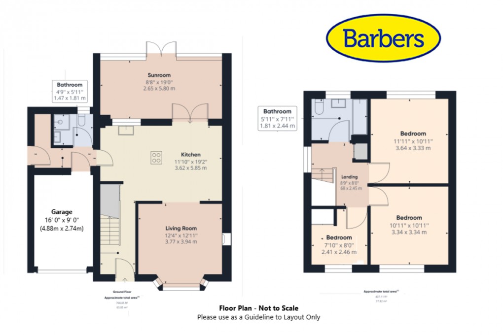Floorplan for Prospect Road, Market Drayton