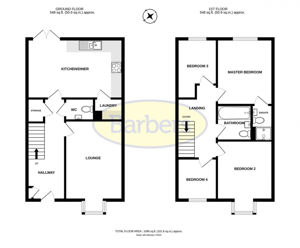 Floorplan for Meyer Crescent, Dawley Bank