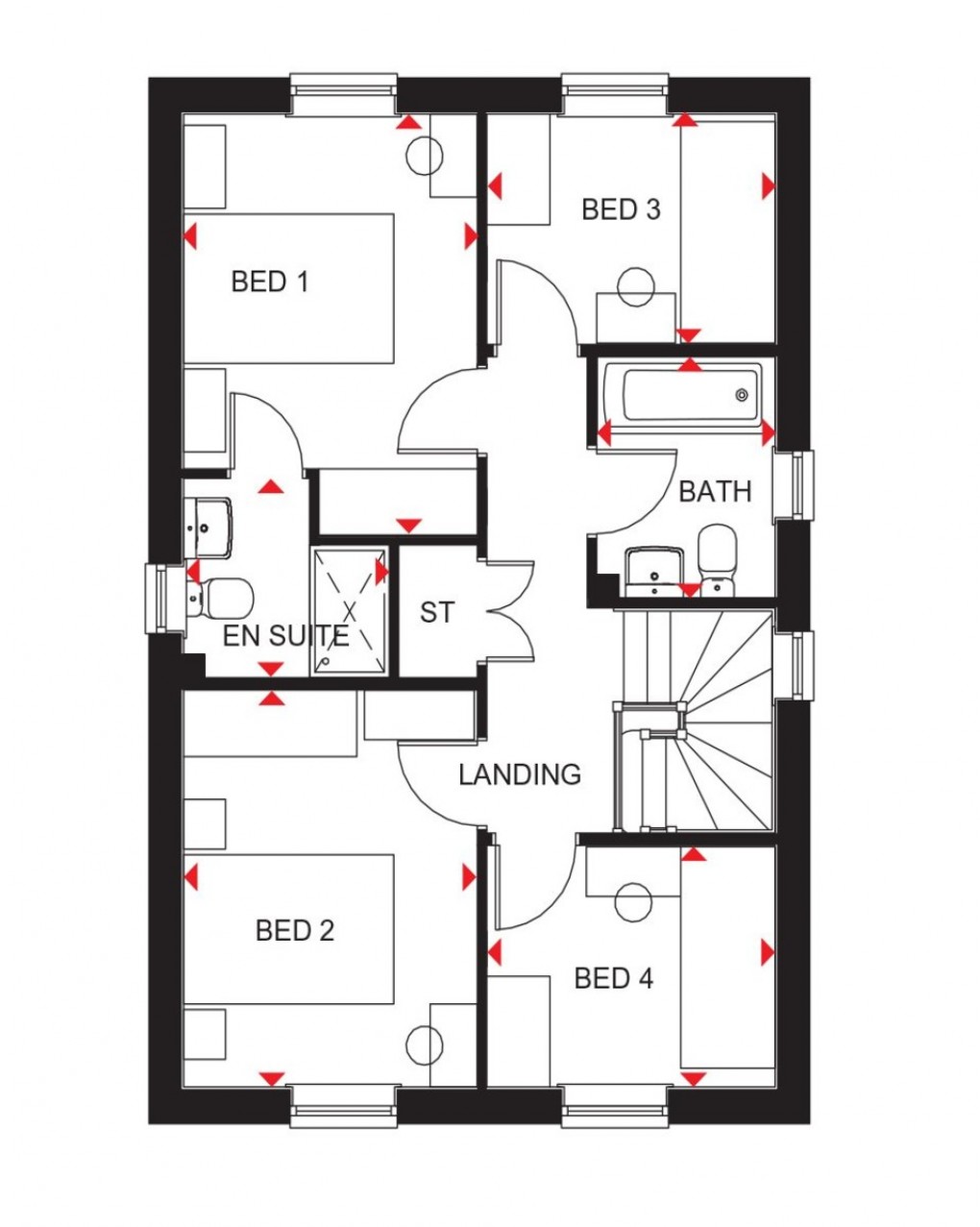 Floorplan for Clockmakers, Tilstock Road, Whitchurch