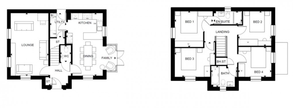 Floorplan for Clockmakers, Tilstock Road, Whitchurch