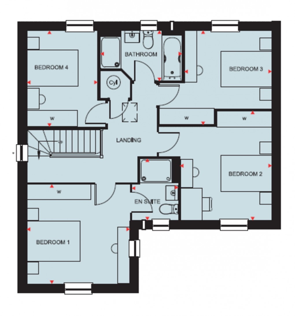 Floorplan for Clockmakers, Tilstock Road, Whitchurch