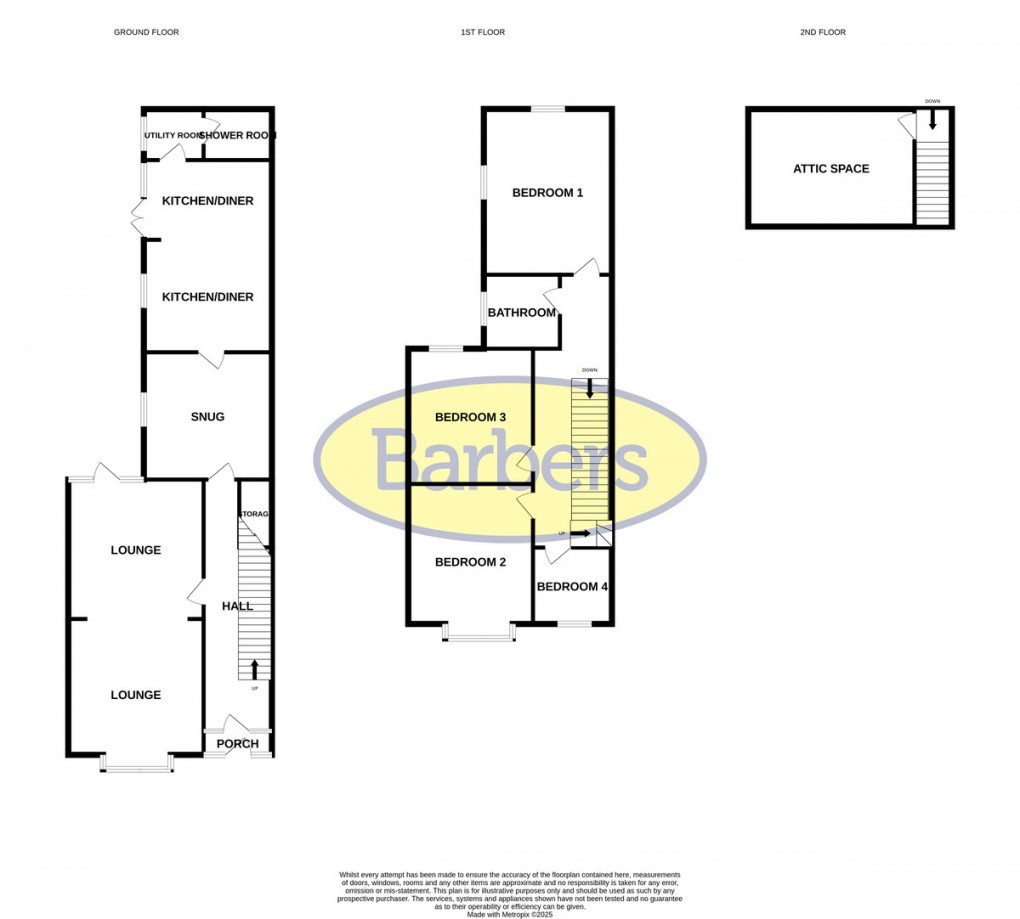 Floorplan for Station Road, Whitchurch
