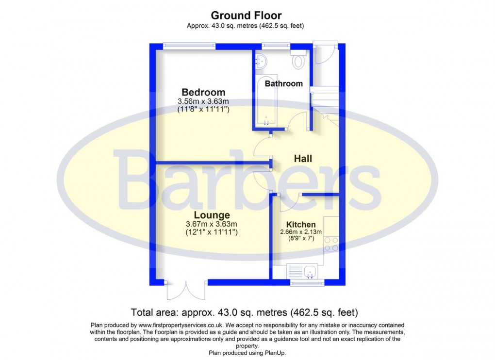 Floorplan for The Brampton,  Market Drayton, Shropshire
