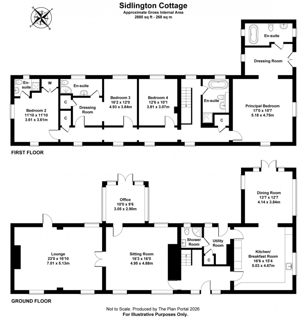 Floorplan for Marsh Road, Edgmond