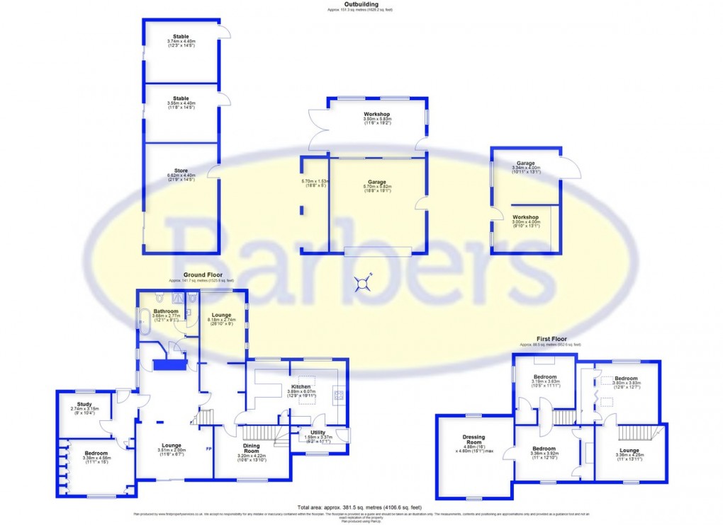 Floorplan for Lower Heath, Prees, Whitchurch