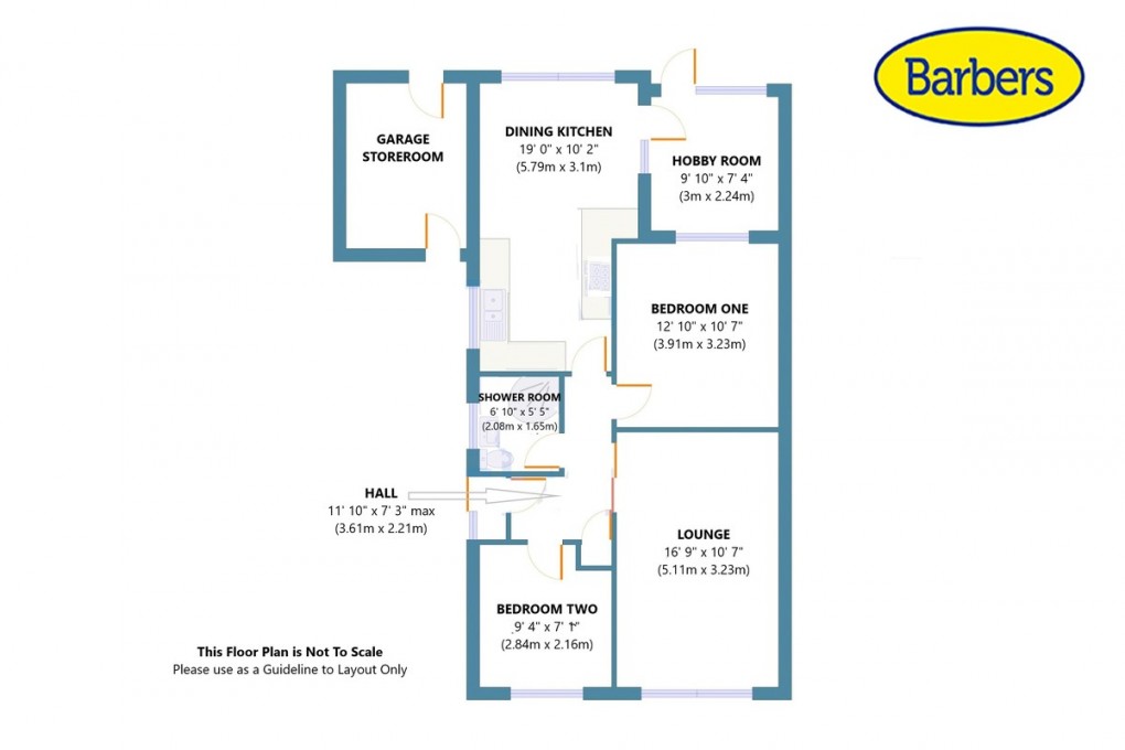 Floorplan for Windsor Drive, Market Drayton