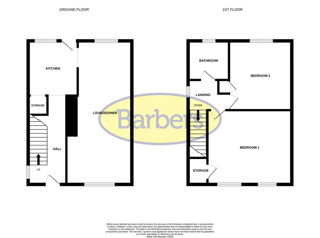 Floorplan for Caldecott Crescent, Whitchurch
