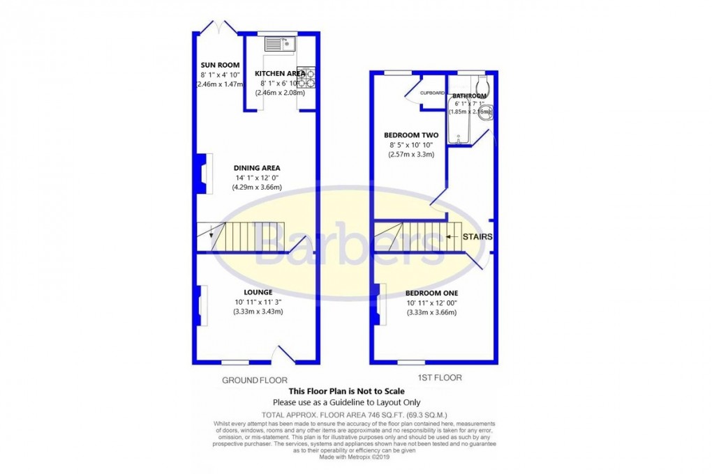 Floorplan for Highfields, Allen Gardens, Market Drayton