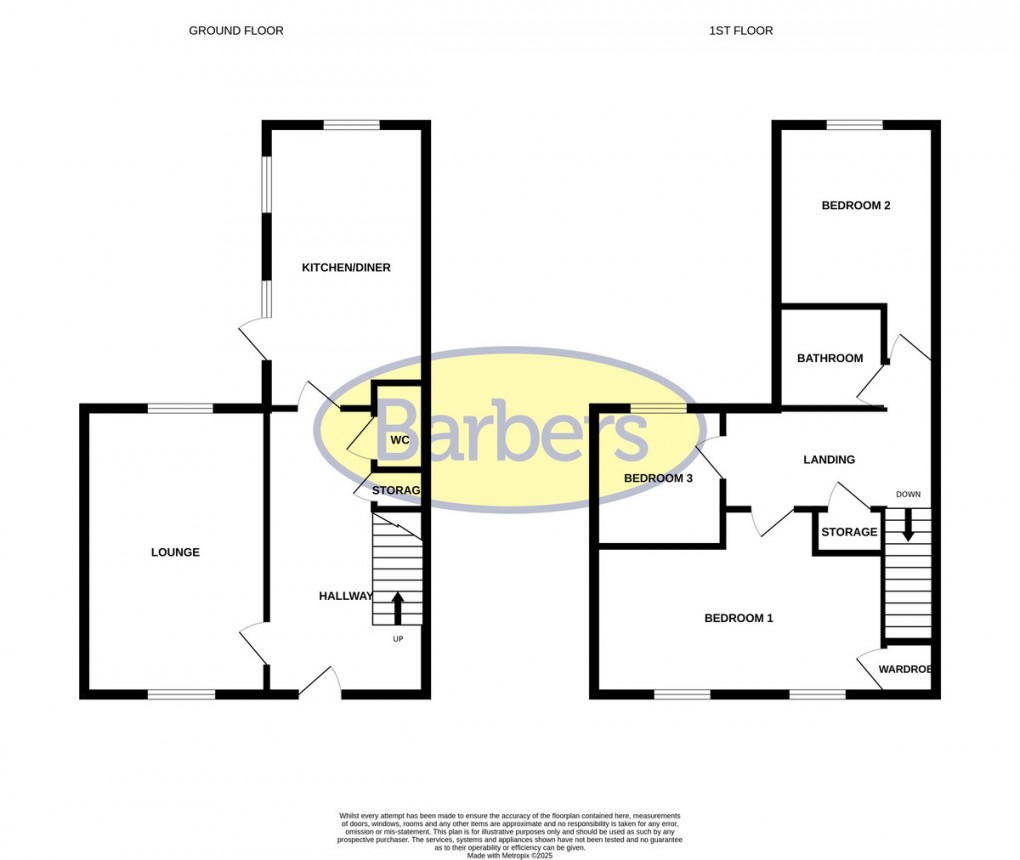 Floorplan for Witney Lane, Edge, Malpas