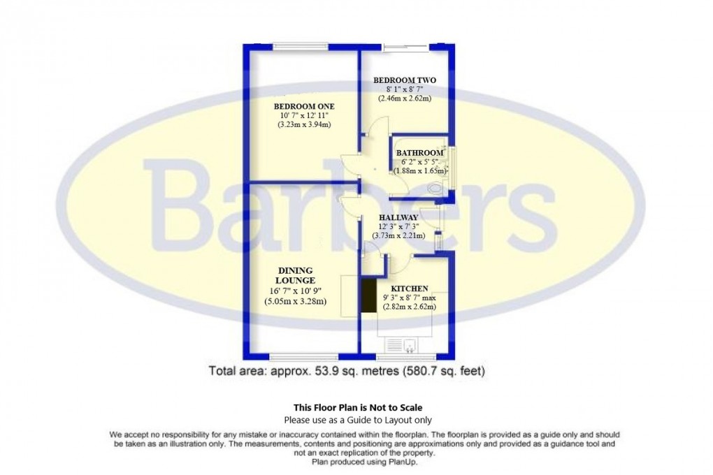 Floorplan for Windsor Drive, Market Drayton