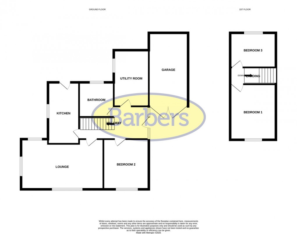 Floorplan for Lacon Street, Prees