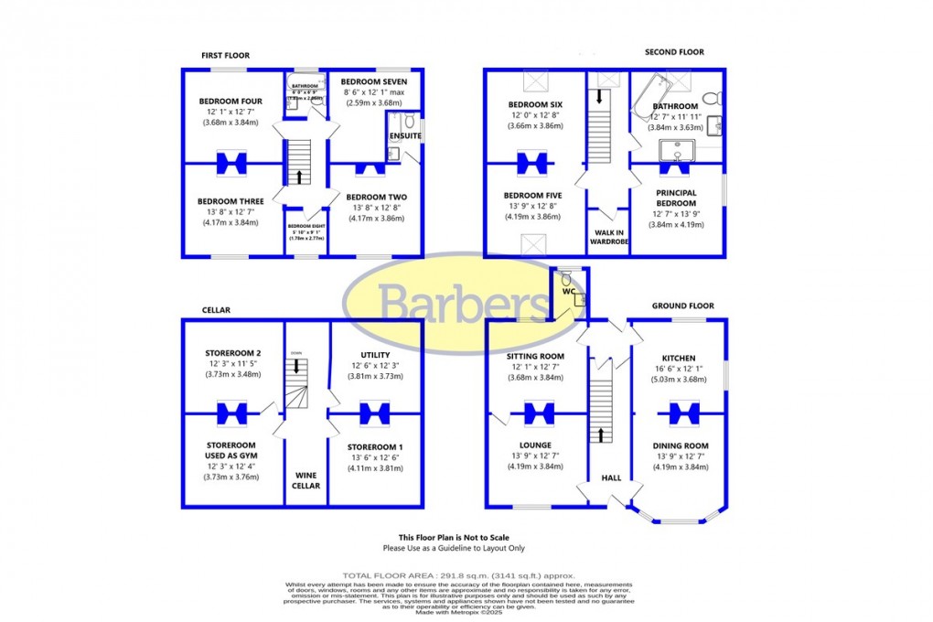 Floorplan for Cheshire Street, Market Drayton