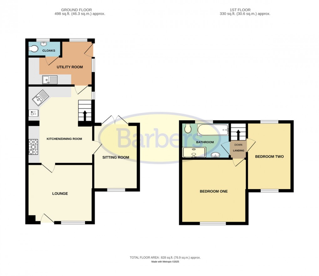 Floorplan for Haybridge Road, Wellington, Telford, TF1 2NW