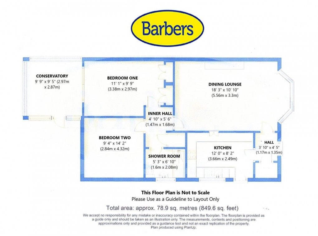 Floorplan for Parker Bowles Drive, Market Drayton