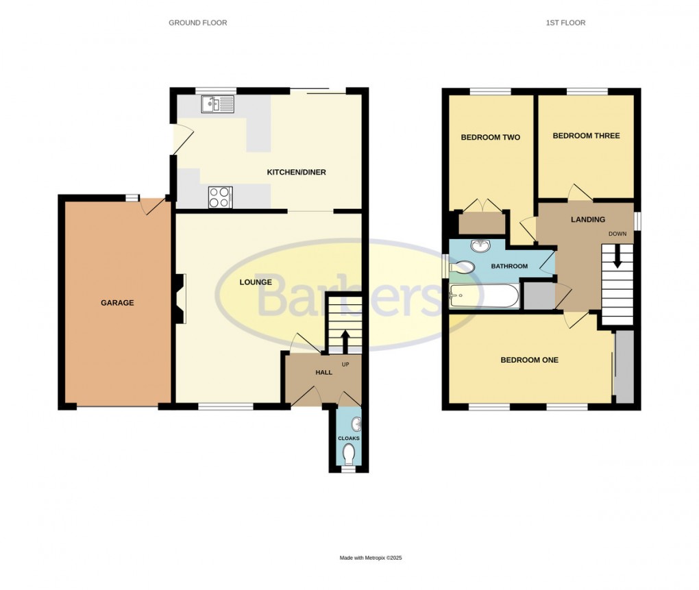 Floorplan for Yew Tree Road, Madeley, Telford, TF7 5TE.