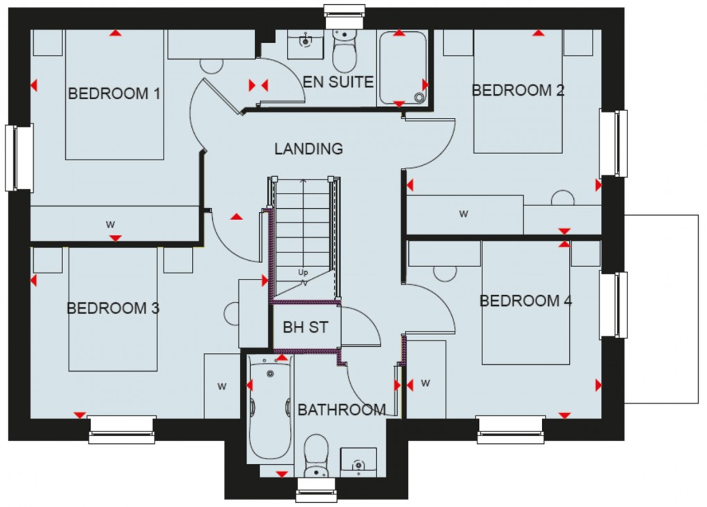 Floorplan for Clockmakers, Tilstock Road, Whitchurch