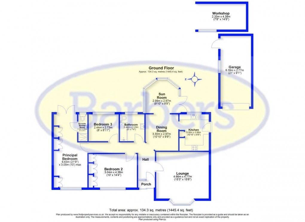 Floorplan for Allen Gardens, Market Drayton