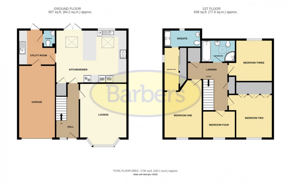 Floorplan for Aldescote Way, Allscott, TF6 5FA