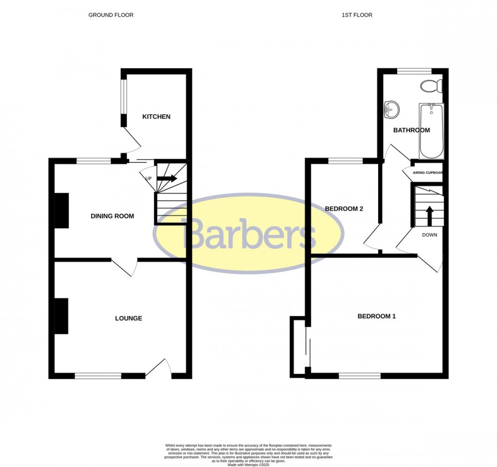 Floorplan for Egerton Road, Whitchurch