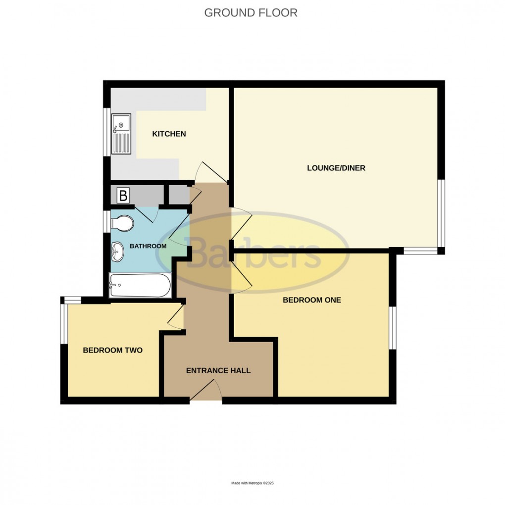 Floorplan for Downton Court, Deercote, Telford, TF3 2BT