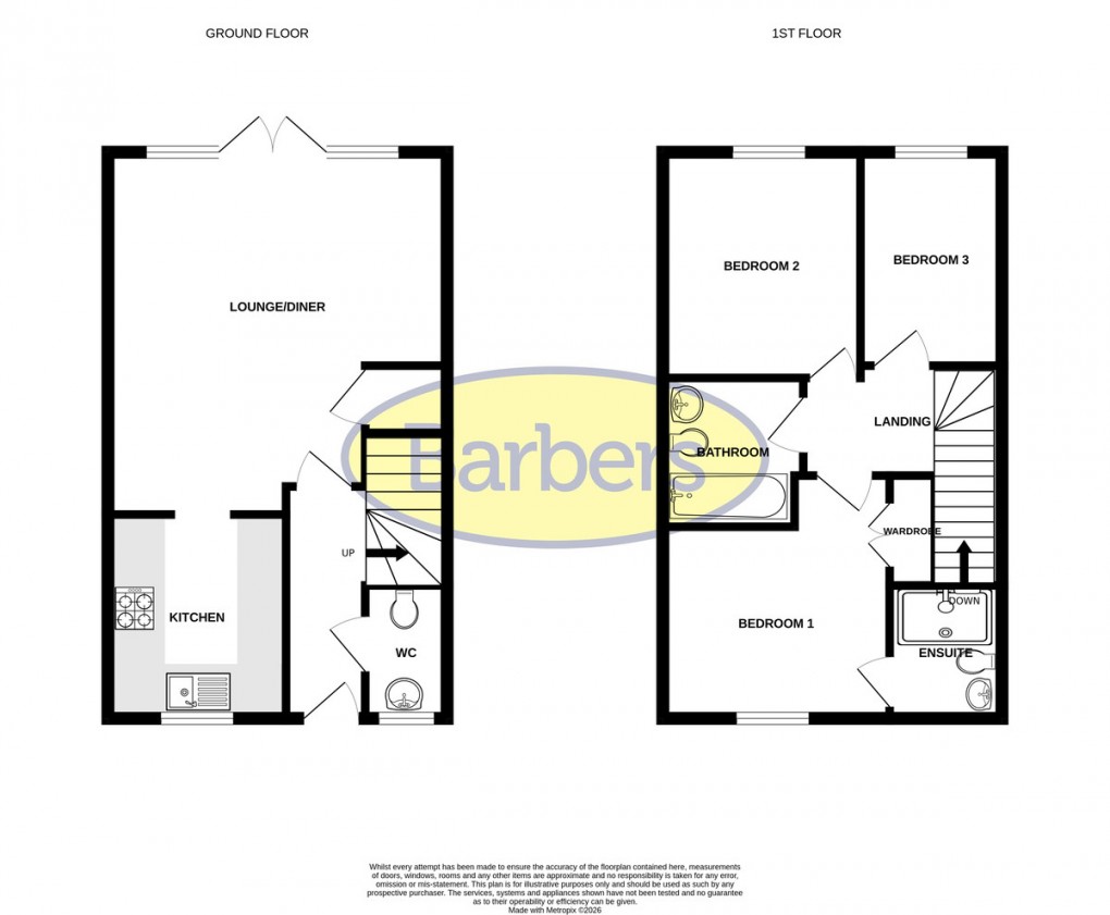 Floorplan for Delune Crescent, Malpas