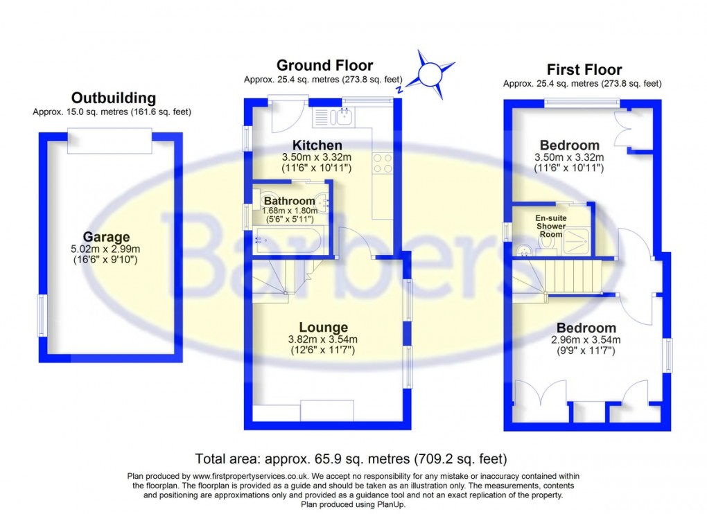 Floorplan for Fair Oak Bank, Wetwood, Eccleshall