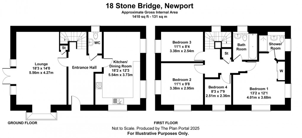 Floorplan for Stone Bridge, Newport