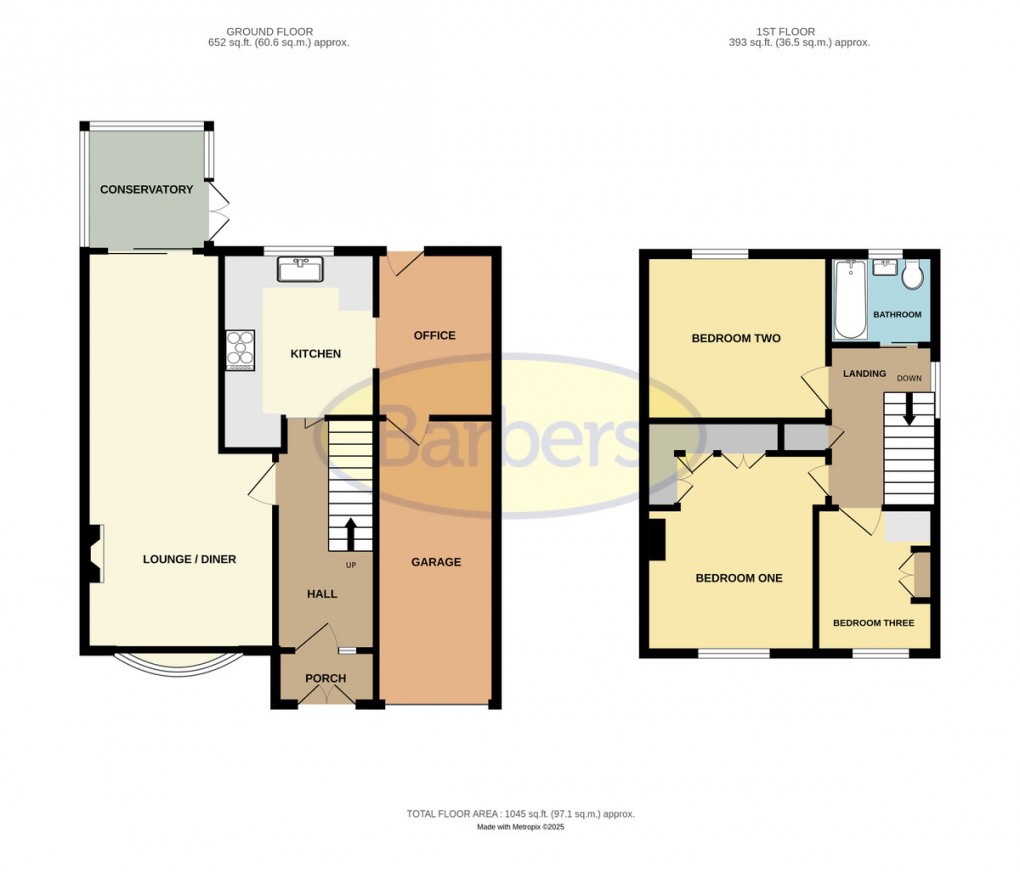 Floorplan for Pemberton Road, Admaston, Telford, TF5 0BA