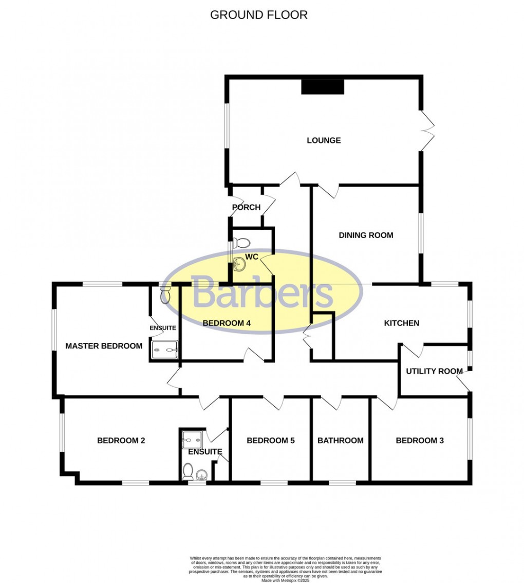 Floorplan for Birchwood Grove, Higher Heath, Whitchurch