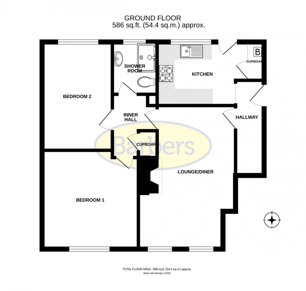 Floorplan for Oxford Road, Dawley