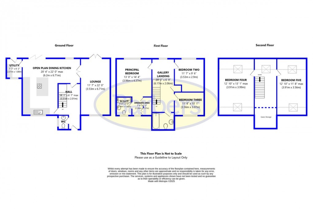 Floorplan for Longslow, Market Drayton